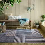 Flair Rugs Tamno plavi unutarnji i vanjski tepih 160x230 cm Vigo Blocks – | shoptok.hr