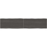 Stolna ploča tamnosmeđa 180 x 40 x (2-4) cm obrađena hrastovina | shoptok.hr