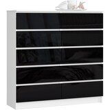 AKORD KOMODA K120 10SZ CLP ČRNA SJAJ, (21703214) | Shoptok.si