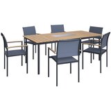 Ambia Garden vrtna garnitura teakholz aluminij, nerjaveče jeklo temno siva temno siva Cene