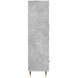 Visoka komoda boja betona 69,5 x 31 x 115 cm konstruirano drvo | shoptok.hr