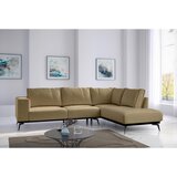 MID.YOU KOTNA SEDEŽNA GARNITURA, velurno zlate barve | Shoptok.si