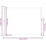  Uvlačiva bočna tenda za terasu 220 x 300 cm krem | shoptok.hr