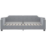  Dnevni krevet na razvlačenje svjetlosivi 90 x 200 cm od tkanine | shoptok.hr