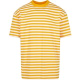 UC Men Men's T-shirt Regular Stripe - white/yellow cene