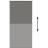 Rolo zavjesa Blackout siva 75x150 cm Širina tkanine 70,7 cm | Eponuda.com