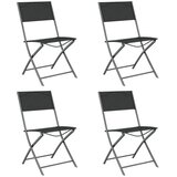  5-dijelni vrtni blagovaonski set sivo-crni | shoptok.hr