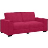  Dvosjed Kauč Vinsko Crvena 180x78x84 cm Baršun | shoptok.hr