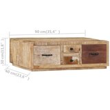  Stolić za kavu 90 x 60 x 30 cm od masivnog drva manga | Shoptok.si