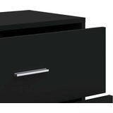 vidaXL Komoda crna 60x31x84 cm od konstruiranog drva | shoptok.hr