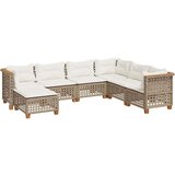 vidaXL 7-dijelni set vrtnih sofa od poliratana s jastucima bež | shoptok.hr