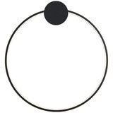 Toolight Zidni svijećnjak LED APP1395-CP BLACK 40cm | shoptok.hr