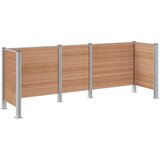  Ograja za koš za smeti Rjava 315 x 85 x 115 cm Aluminij in WPC, (5000241903) | Shoptok.si