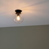 QAZQA Art deco stropna svetilka črna - Pallon Cene