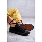 Big Star Women's Low Material Sneakers KK274009 Black Cene