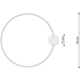  Stropna svetilka RIO 78 bela 4000K, (21348072) | Shoptok.si