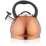 čajnik s črnim ročajem 3l / bakrena barva / indukcija / inox, pvc, (20479055)