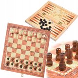  2u1 drvena šahovnica i dame 23x23cm | shoptok.hr