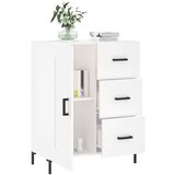 vidaXL Komoda bela 69,5x34x90 cm inženirski les | Shoptok.si