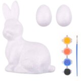 KIT zum Bemalen von Styropordekorationen Hase 2 Eier bemalen | shoptok.hr