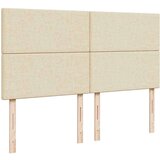  Otomanski okvir kreveta s madracima krem 200x200cm od tkanine | shoptok.hr