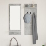  Vješalica za kapute na zidu Betonska siva 70 x 10 x 90 cm | shoptok.hr