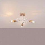  sollux SL.1474 - plafonski visilica ember 3xE27/15W/230V bela/bež/bukva | Eponuda.com