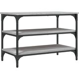  Klupa za cipele siva boja hrasta 70x38,5x49cm konstruirano drvo | shoptok.hr