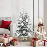 vidaXL Set božičnih okraskov 15 pcs Bela | Shoptok.si