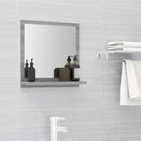  Kupaonsko ogledalo boja sivog hrasta 40 x 10,5x 37 cm drveno | shoptok.hr