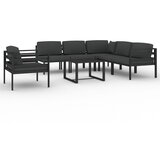  7-dijelna vrtna garnitura s jastucima aluminijska antracit | shoptok.hr