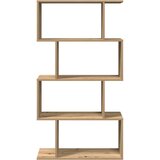 Pregrada regal za knjige 4 razina hrast 70x24x129 cm drveni | Eponuda.com
