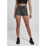 Urban Classics Women's 5-pocket shorts, black stones, washed | shoptok.hr