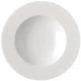 Globok krožnik Diamant 23cm / smetana / porcelan, (5000199292)