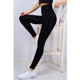 Dewberry 35459 High Waist Womens Sports Leggings-BLACK | Shoptok.si