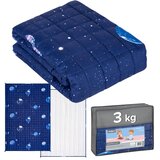 Rebel utegnuta dekica, senzorna dekica za djecu, 100x150 cm, 3 kg, prostor | shoptok.hr