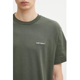 Carhartt WIP Script Embroidery T-shirt opuntia / white | Shoptok.si