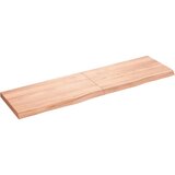  Kupaonska radna ploča svjetlosmeđa 180x50x(2-6) cm masivno drvo | shoptok.hr