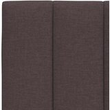 vidaXL Okvir za krevet bez madraca tamnosmeđi 160x200 cm od tkanine - Tamno smeđa 160 x 200 cm | shoptok.hr