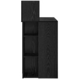  Stol s policom Crni hrast 90 x 48 x 101,5 cm Konstruirano drvo | Eponuda.com