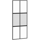  Klizna vrata s priborom 90 x 205 cm kaljeno staklo i aluminij | Eponuda.ba