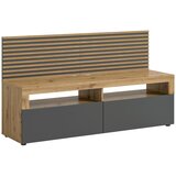 XXXL Nizka Omarica Okai, Hrast/siva | Shoptok.si