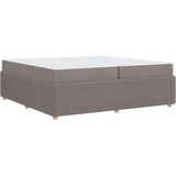  Posteljni okvir z vzmetnico Taupe 200 x 200 cm blago, (5000069816) | Shoptok.si