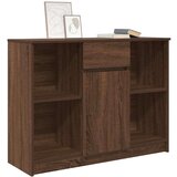  Komoda s ladicama smeđeg hrasta 101x35x76 cm konstruirano drvo | shoptok.hr