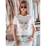 DStreet T-shirt damskie w serca MARISS biały | Shoptok.si