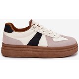 Boto Women's Platform Sneakers Beige Dovina | shoptok.hr