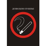  Nalepnica dozvoljeno pusenje a4 ( 01/305135 ) Cene