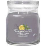 Yankee Candle Signature Jar dišeča sveča Black Tea & Lemon - Medium | Shoptok.si