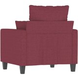  Fotelj vinsko rdeč 60 cm blago | Shoptok.si