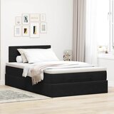  Otomanski krevet s madraca crni 120x190 cm baršunasti | Eponuda.com
